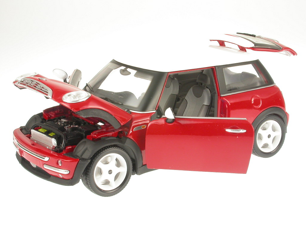 Miniature Schuco 1/43 Mini Countryman Cooper S 2010 - Rouge Toit Blanc - Neuve