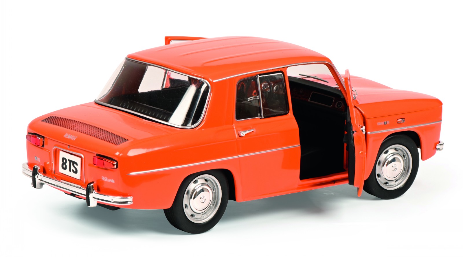 Renault 8 R8 TS orange modelo de coche 180 Solido 1:18 - Imagen 2 de 7