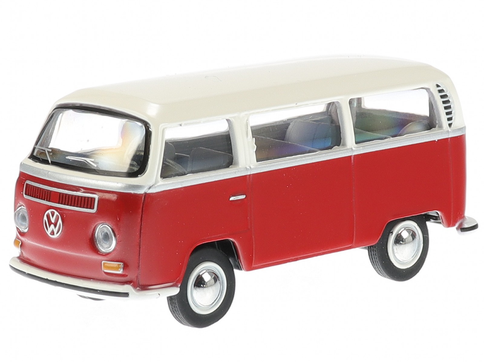 フォルクスワーゲン　バス？ VW T2a Bus Estate blue white Surf Modelauto 76VW015 Oxford 1