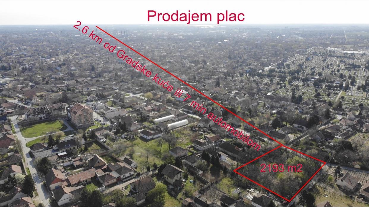 Plac u Subotici 2193m2 1