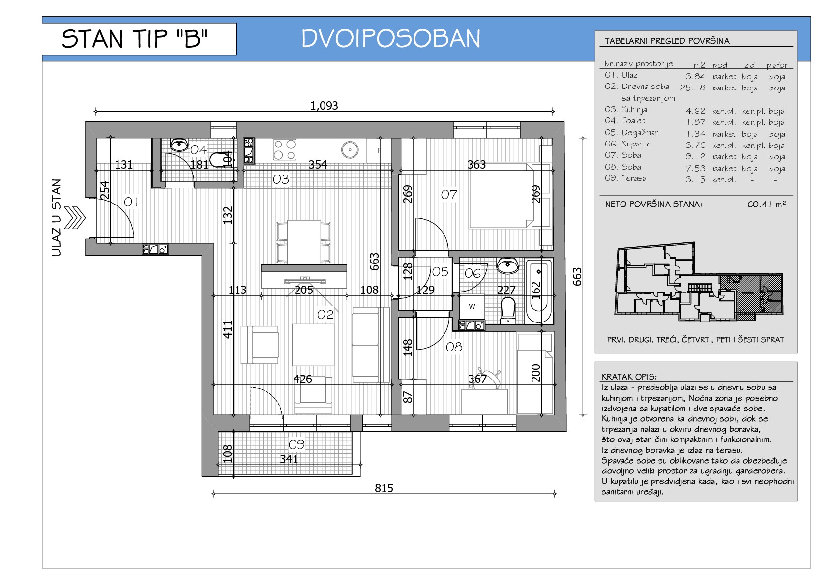 Prodaja novih LUX stanova u ulici Vojvode Stepe 3