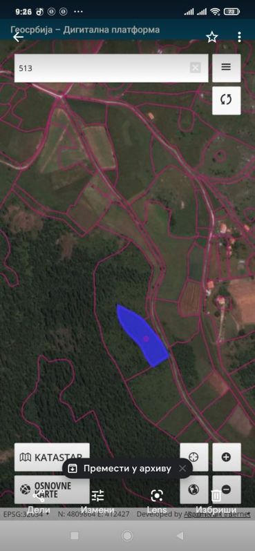 Prodajem polu sumsko zemljiste u blizini Uvca 5