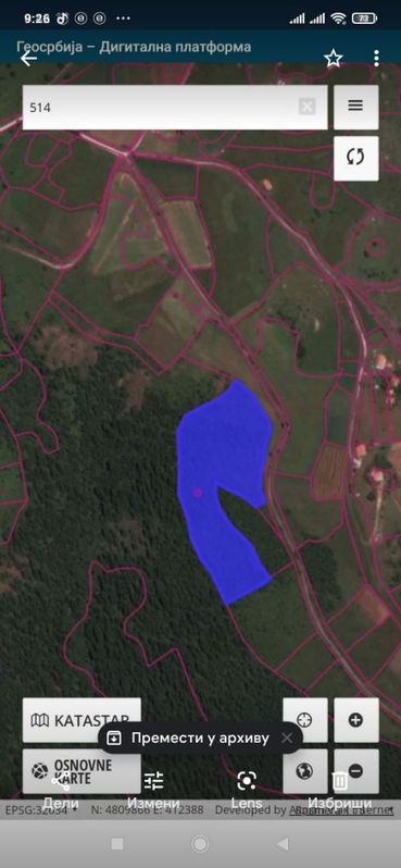 Prodajem polu sumsko zemljiste u blizini Uvca 4