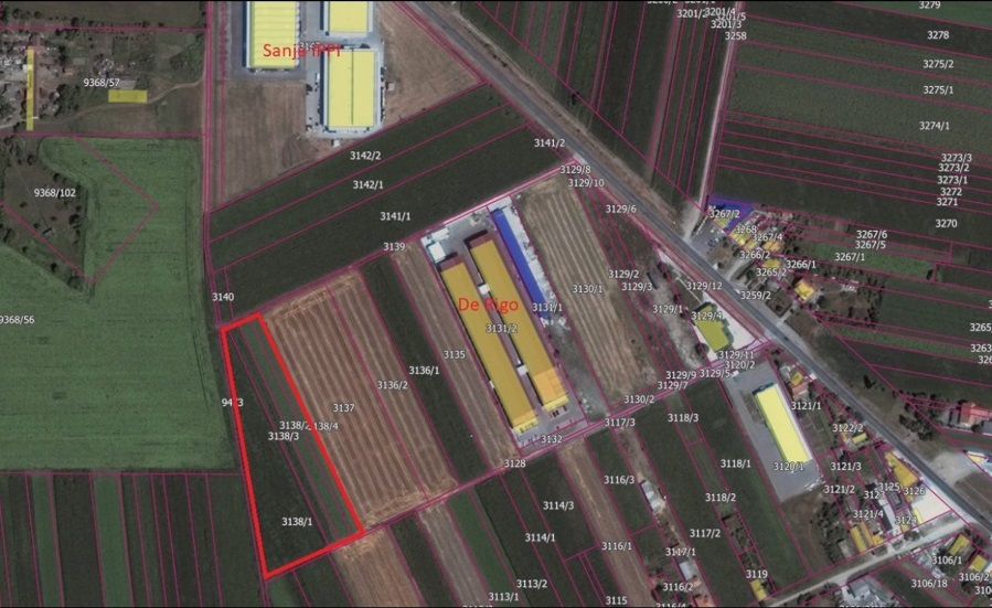 Zemljiste industrijska zona Stara Pazova 1