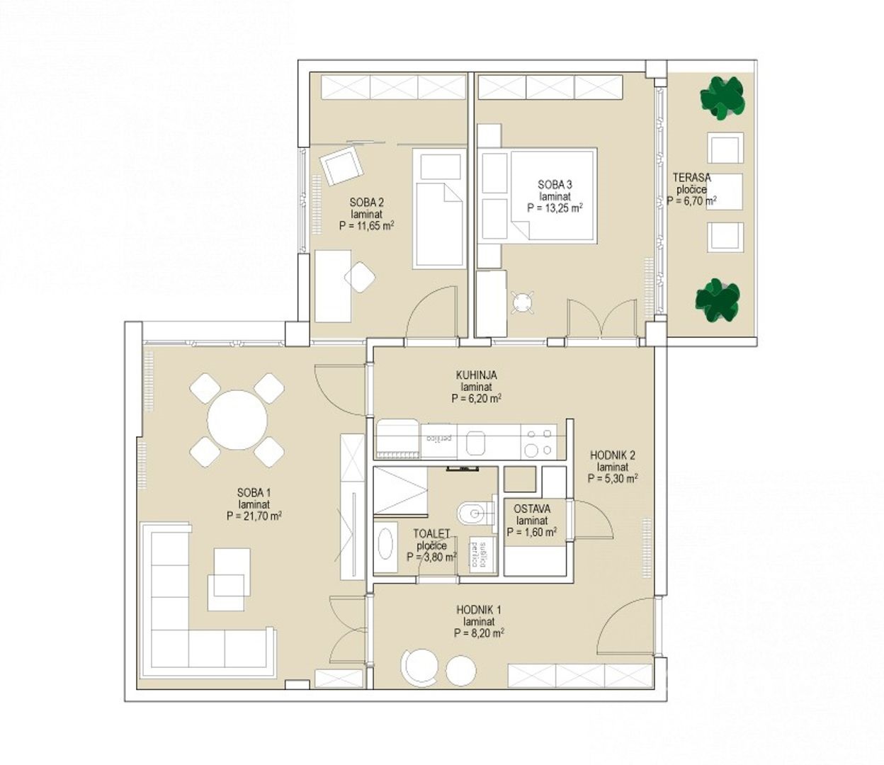 Salonski stan u centru Arandjelovca 5