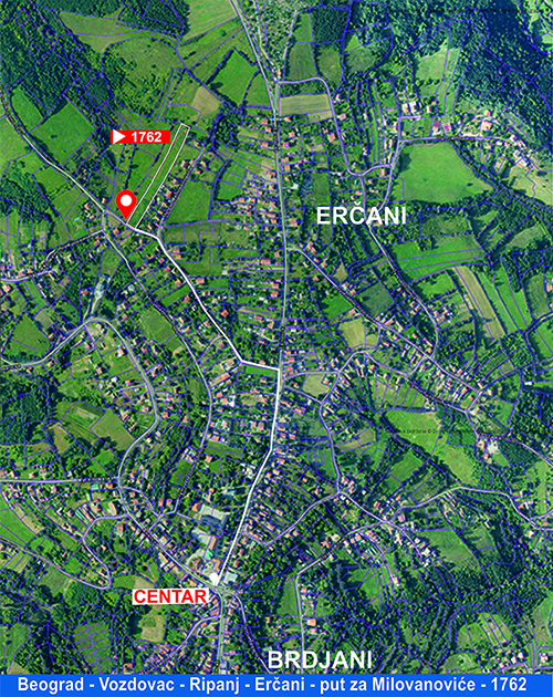 Plac  50 ari  Vozdova   Ripanj centar   Ercani 8