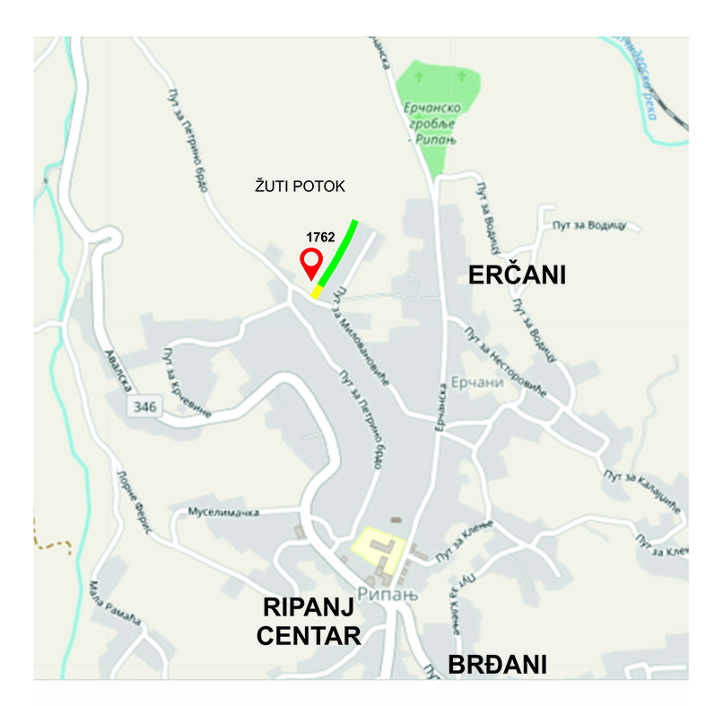 Plac  50 ari  Vozdova   Ripanj centar   Ercani 9