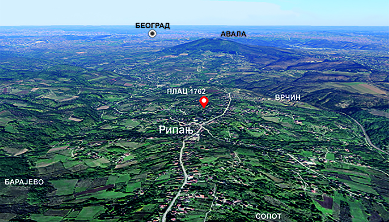 Plac  50 ari  Vozdova   Ripanj centar   Ercani 10