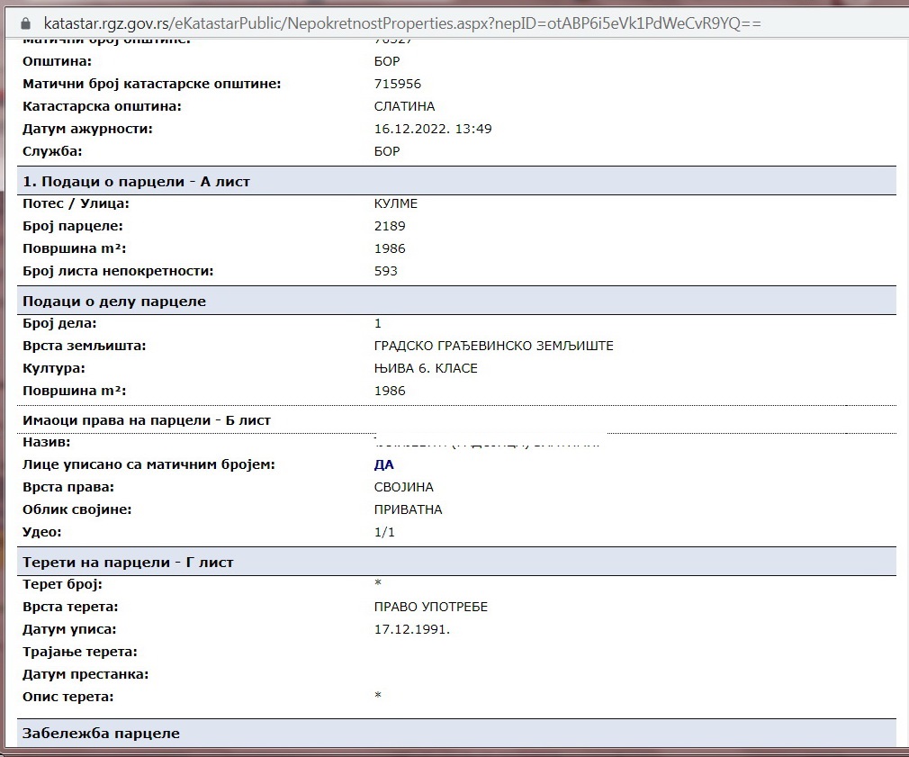 Plac u okolini Bora 4