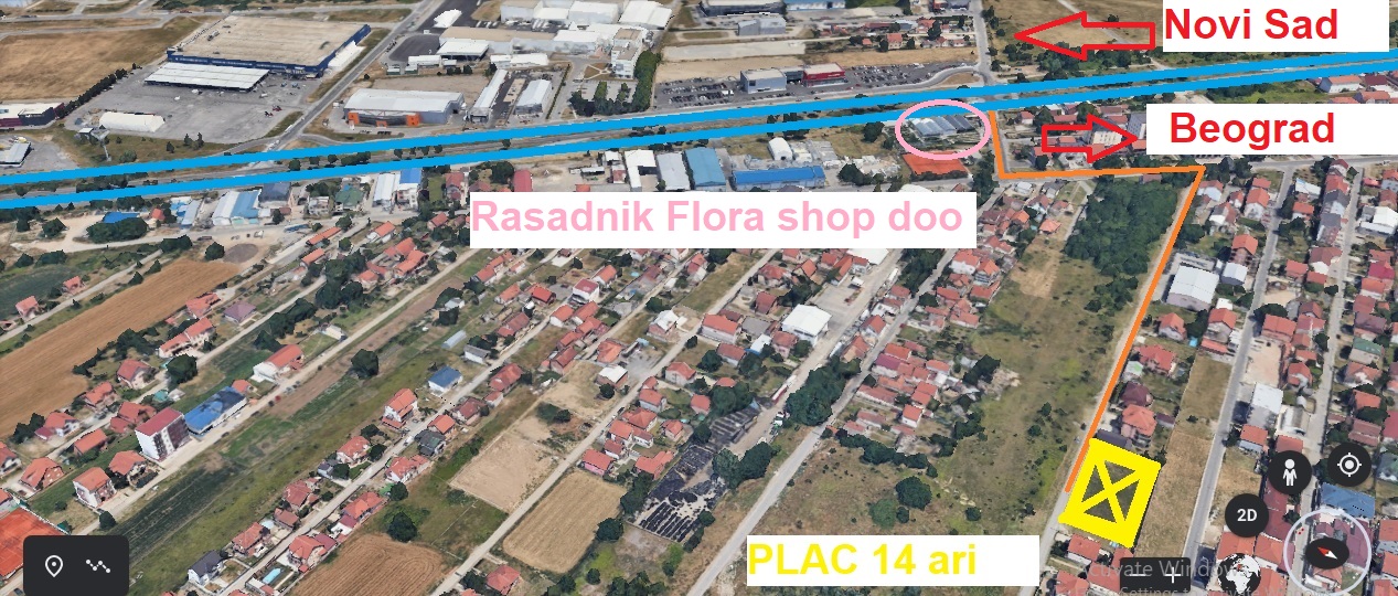 Zemun  naselje Altina  izdajem plac površine 1400 m2 5