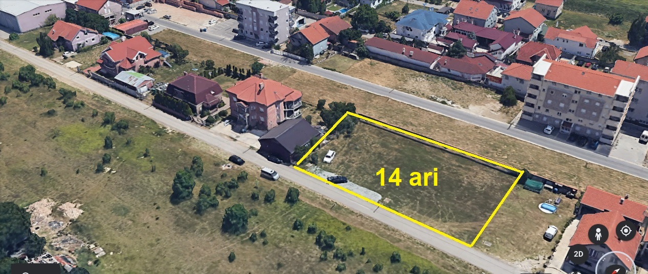 Zemun  naselje Altina  izdajem plac površine 1400 m2 2