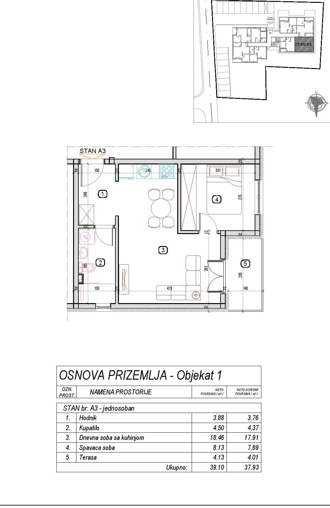 Stan u izgradnji kod Akva Parka 3