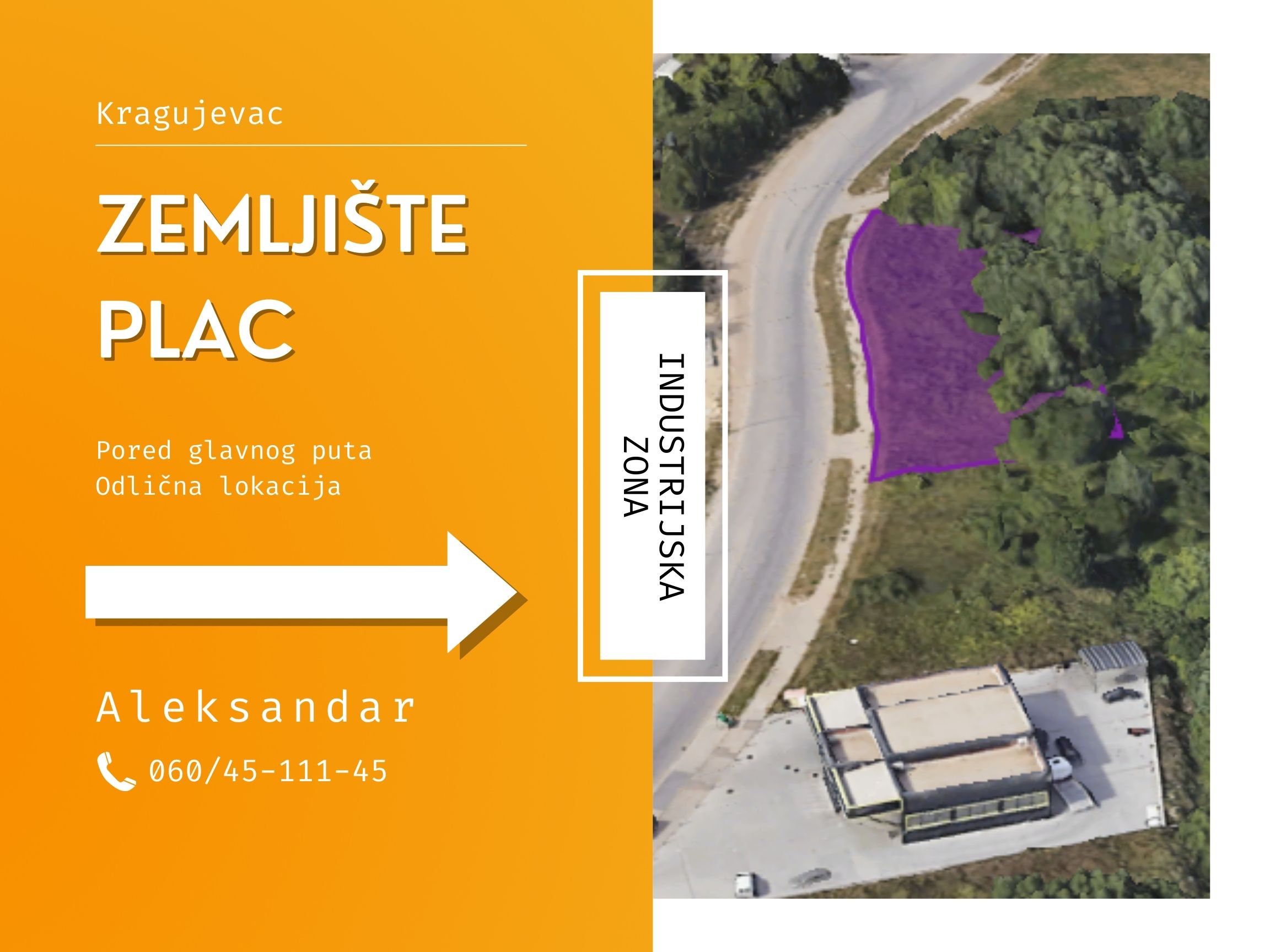 Plac INDUSTRIJSKA ZONA Kragujevac 1