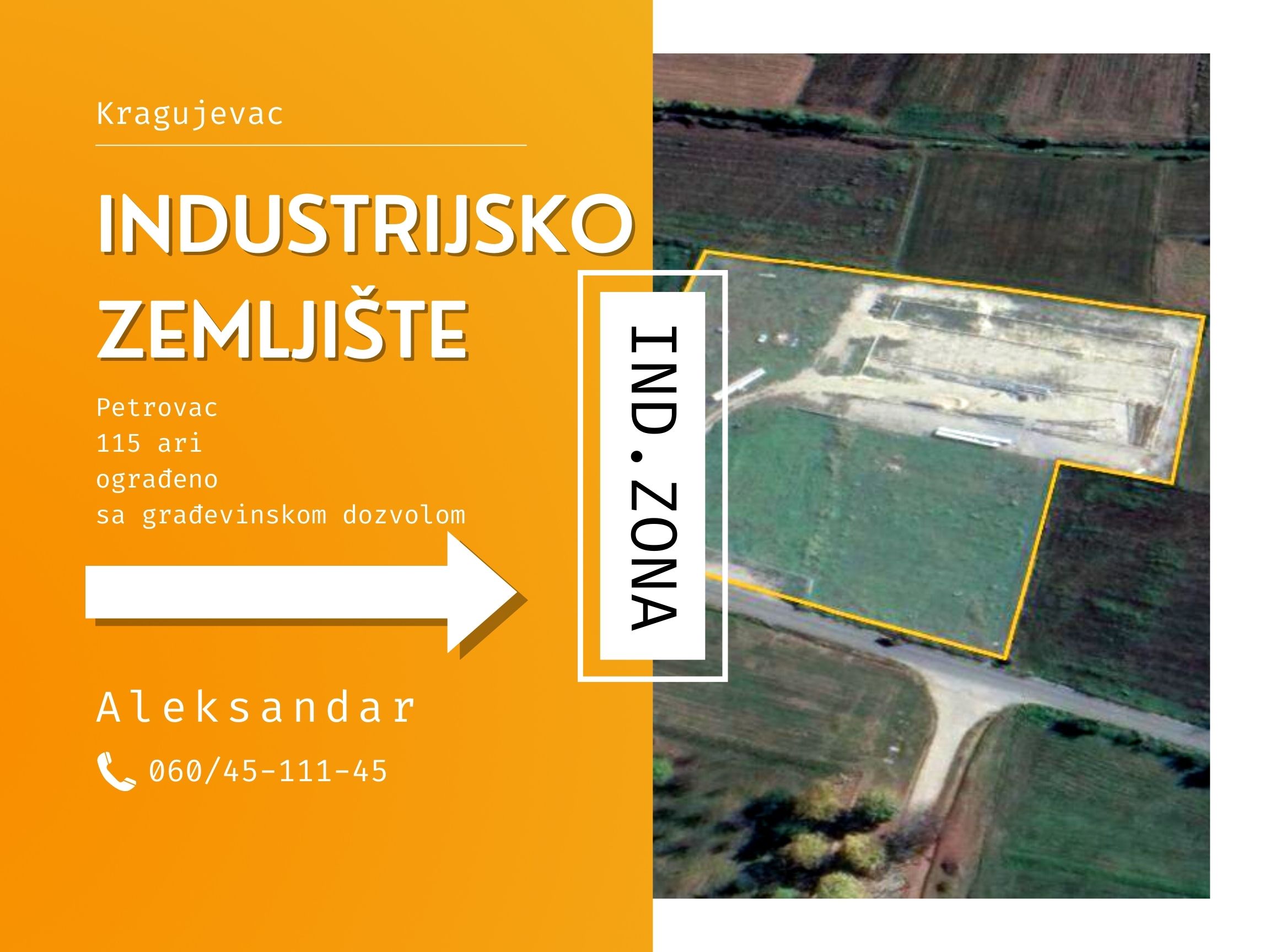 Industrijsko zemljište KRAGUJEVAC 1