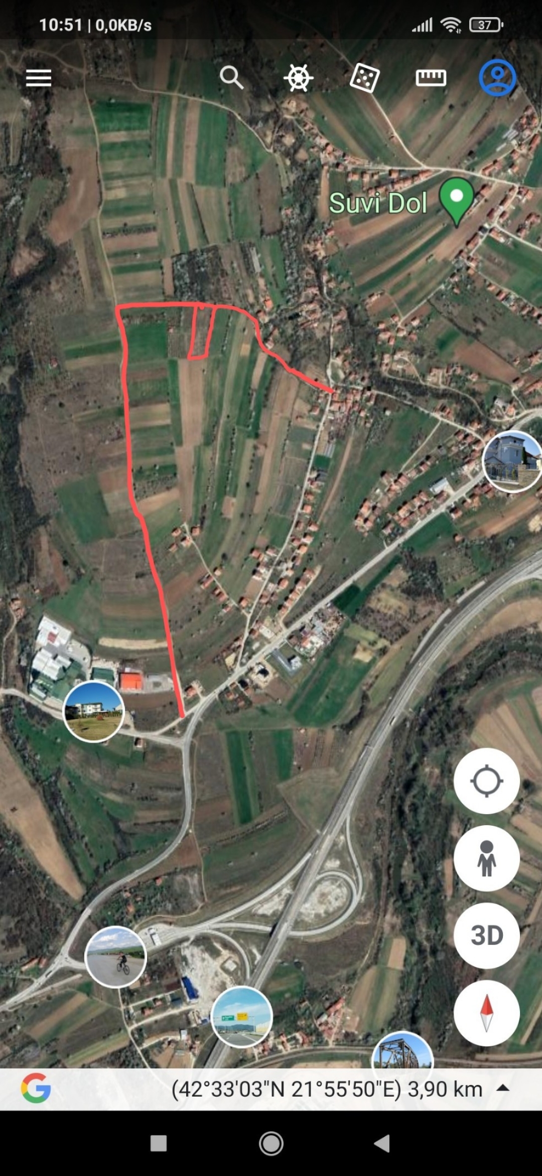 Prodajem plac  njivu  Suvi Dol  Vranje  3