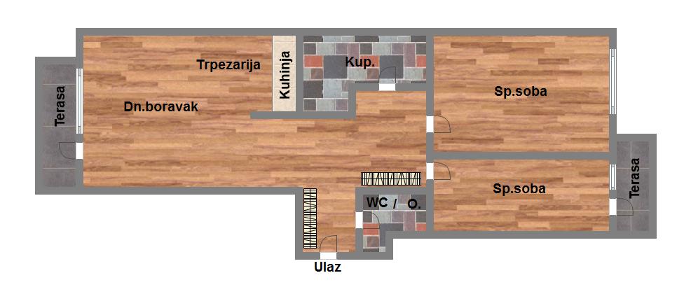 Patrijarha Pavla   66m2   lux   062 792 583 5