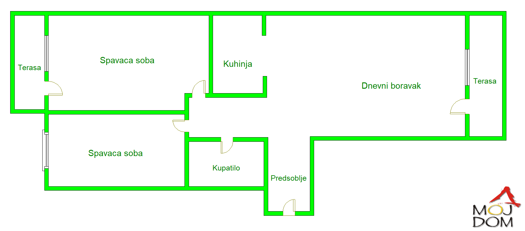 Stan,PETROVARADIN,CENTAR,kv: 65, € 144200, ID: 1026118 9
