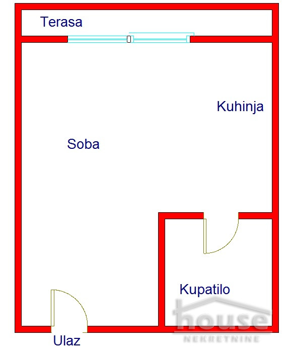 Stan,NOVI SAD,ADICE 21m2,51500€ , ID: 1055264 2