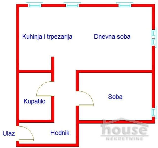 Stan,NOVI SAD,BULEVAR EVROPE 37m2,68000€ , ID: 1058278 2