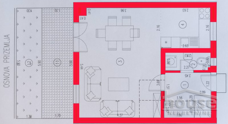 Stan,NOVI SAD,BULEVAR EVROPE 75m2,180250€ , ID: 1058322 2
