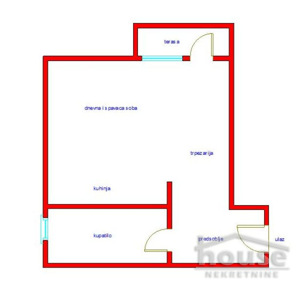 Stan,NOVI SAD,BULEVAR PATRIJARHA PAVLA 31m2,66950€ , ID: 1057370 2