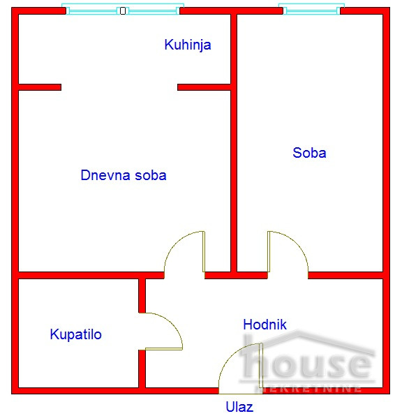 Stan,NOVI SAD,CENTAR 38m2,144200€ , ID: 1057646 2