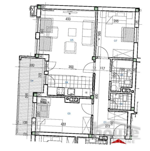 Stan,NOVI SAD,CENTAR 70m2,185400€ , ID: 1057876 2