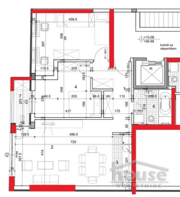 Stan,NOVI SAD,CENTAR 70m2,180250€ , ID: 1058536 2