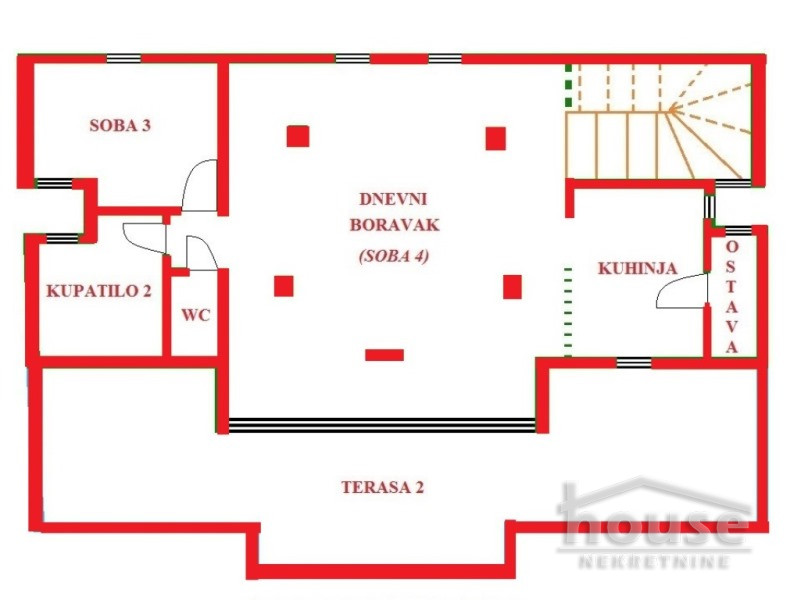 Stan,NOVI SAD,GRBAVICA 195m2,257500€ , ID: 1058673 18