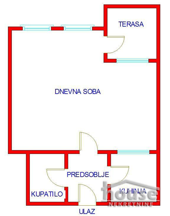 Stan,NOVI SAD,GRBAVICA 32m2,113300€ , ID: 1051649 2