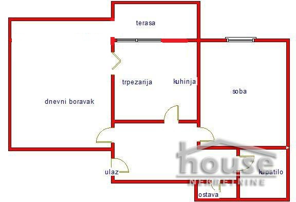 Stan,NOVI SAD,KEJ 63m2,195700€ , ID: 1058227 2