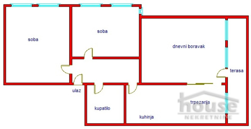 Stan,NOVI SAD,LIMAN 2 77m2,175100€ , ID: 1057675 2