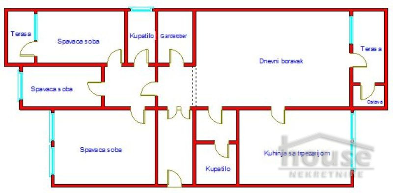 Stan,NOVI SAD,PODBARA 95m2,259000€ , ID: 1034530 2