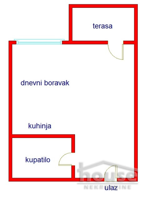 Stan,NOVI SAD,SALAJKA 27m2,77250€ , ID: 1058139 2