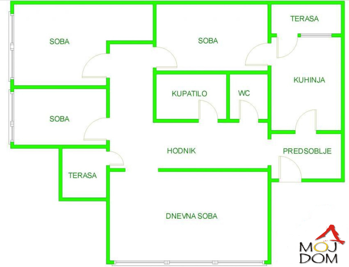 Stan,PETROVARADIN,BLOK 8,kv: 89, € 156000, ID: 1026473 14