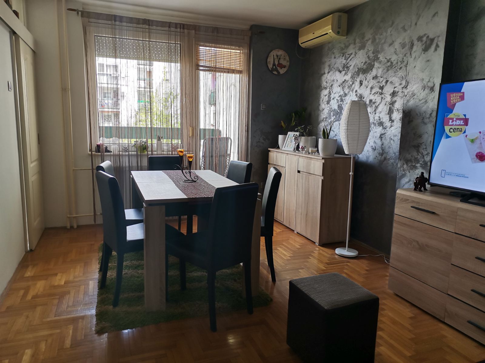 Novi Sad Novo Naselje prvi sprat kompletno namesten 2