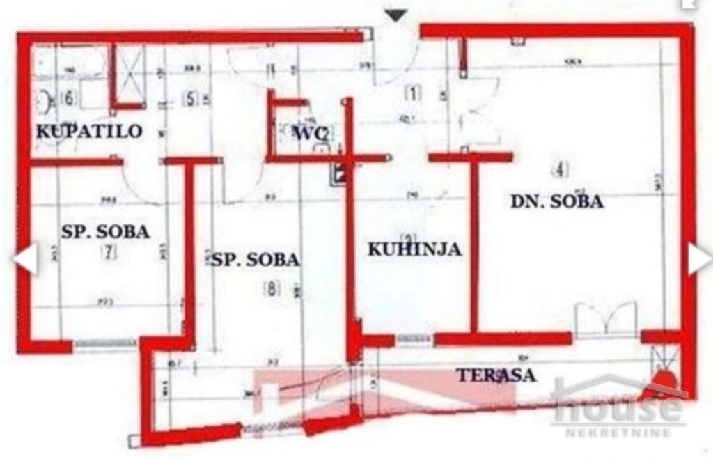 Stan,NOVI SAD,NOVA DETELINARA 87m2,236900€ , ID: 1059070 2