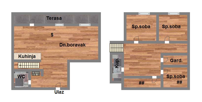 Odmah useljiv porodični stan od 154m2   062 792 583 1