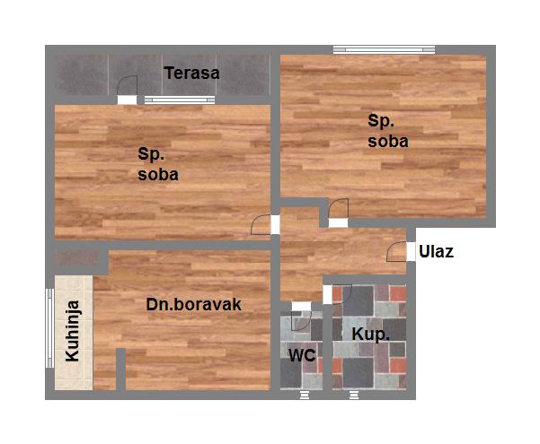 Povoljan trosoban stan   prilika za uredjenje   062 792 583 1