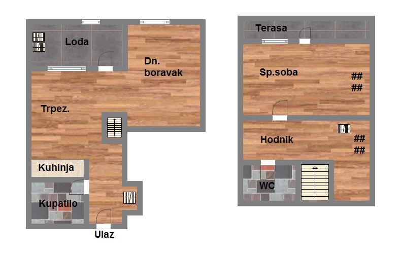 Komforan dvosoban stan sa velikim potencijalom   70m2 1
