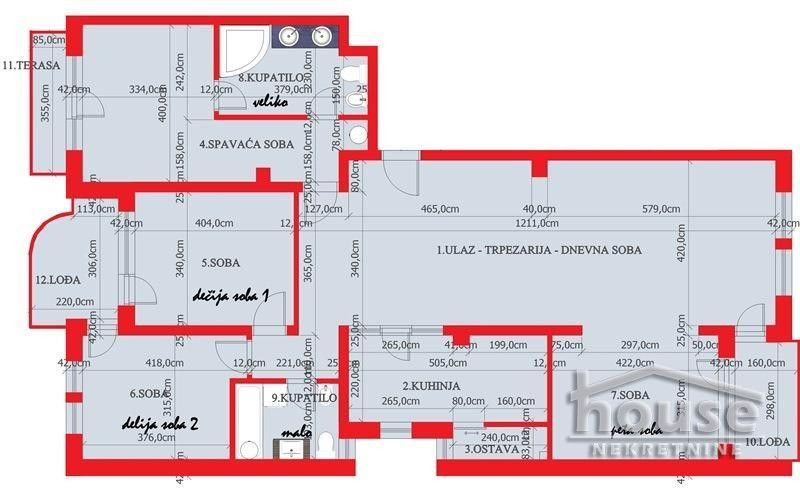 Stan,NOVI SAD,GRBAVICA 150m2,309000€ , ID: 1050521 2