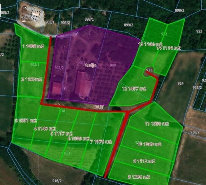 Plac Parcani 210ari gradsko gradj zemlj sa sopstvenim izvorom 5