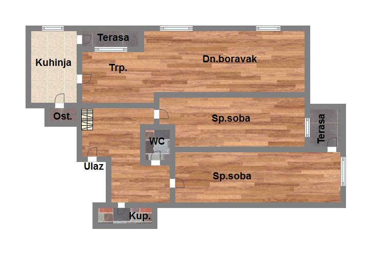 Odličan trosoban stan  odmah useljiv   062 792 583 1