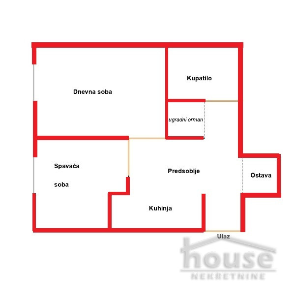 Stan,NOVI SAD,GRBAVICA 40m2,101970€ , ID: 1059199 2