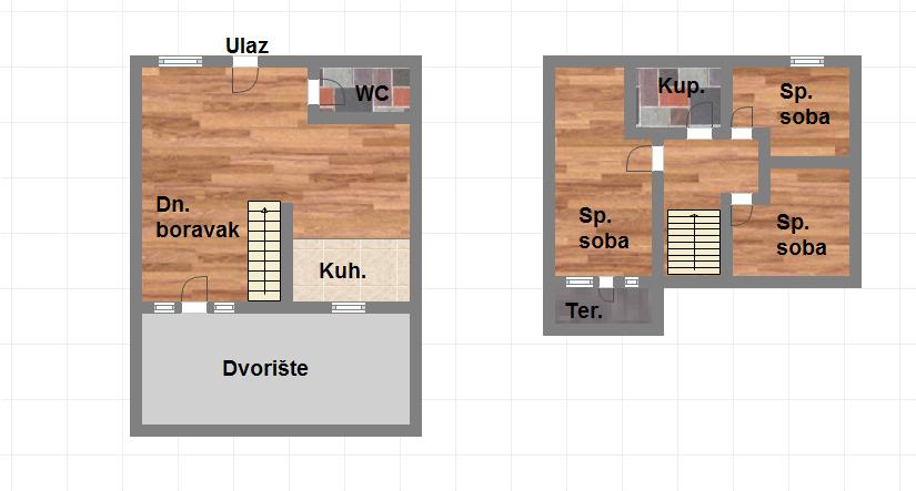 Lux vila sa dvorištem   odmah useljivo   062 792 583 5