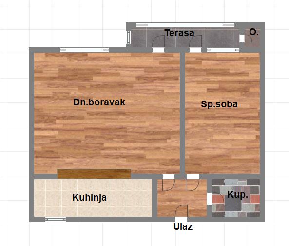 Uknjižen dvosoban stan   namešten   odmah useljiv   062 792 583 5