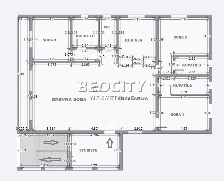 četvorosoban stan, 197 m2, Učiteljsko naselje, Marčanska ID: 77933 19