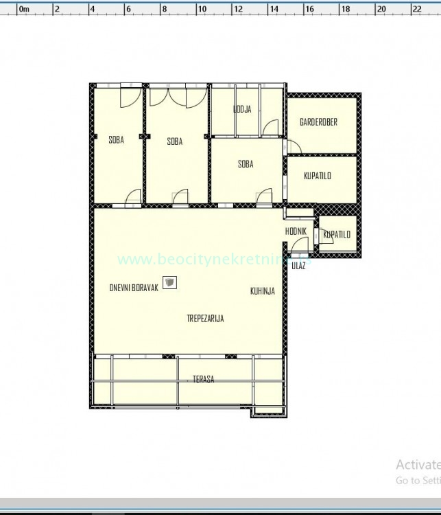 četvorosoban stan, 240 m2, Dedinje, Omladinska ID: 32799 12