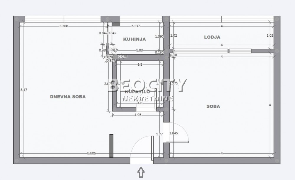 Dvosoban stan, 50 m2, Vračar, Internacionalnih brigada ID: 89691 15
