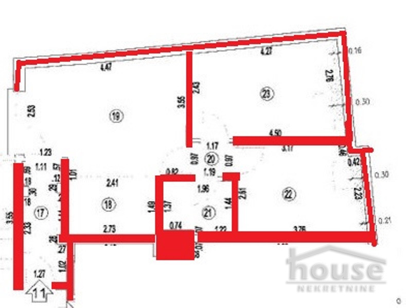 Stan,NOVI SAD,CENTAR 48m2,185400€ , ID: 1058900 2